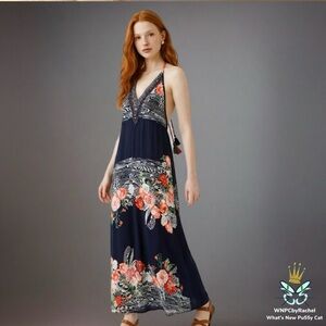 Get Lucky Los Angeles Halter Resort Dress, Medium